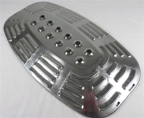 grill parts: "Stainless Steel" Oval Shaped Heat Distribution Plate