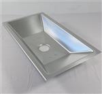 grill parts: Catch Tray with Centered Drain - Aluminum - (16-13/16in. x 9-3/8in. x 3-1/4in.) (image #3)