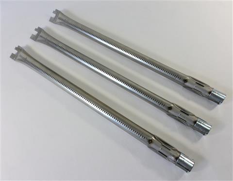 grill parts: 19-1/2" Stainless Steel "Main" Burner Tubes  "Set Of 3", Genesis 300 Series "Model Years 2011-2016" (Replaces OEM Part 62752 and 62799)