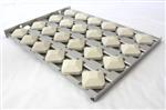 Burner Shields grill parts: Briquette Tray - Stainless Steel - (17-3/16in. x 12-3/4in.) (image #3)