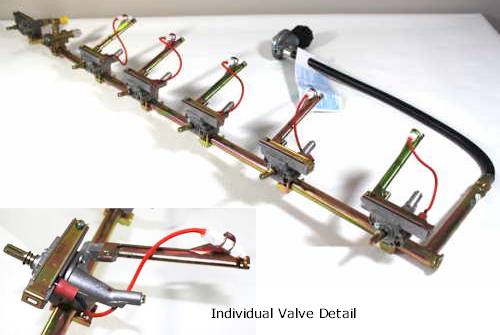 grill parts: Ducane 5-Burner L/P (Propane) Valve Manifold Assembly PART NO LONGER AVAILABLE