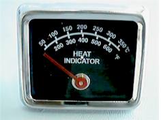 grill parts: Ducane Heat and Temperature Indicator