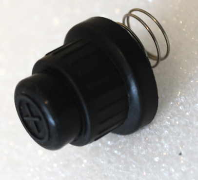 Broilmaster Grill Parts: Push Button/Battery Cap For "AA" Electronic Ignition Module