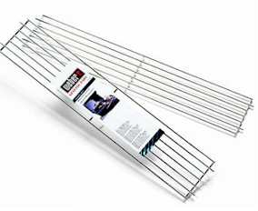 Weber Genesis Silver B & Silver C Grill Parts: 25" X 4-3/4" Chrome Plated Warming Rack 