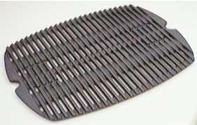 grill parts: Weber Q200/220 "One Piece" Cast Iron Cooking Grate PART NO LONGER AVAILABLE