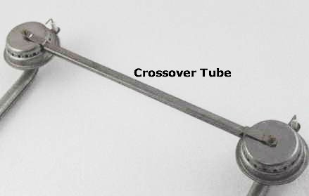 Char-Broil Quickset Grill Parts: 8-3/8" Big Easy Series Burner Crossover Tube 