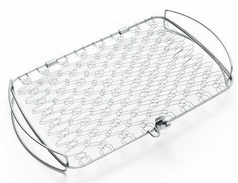 Jenn Air Grill Parts: Large Stainless Steel Fish Basket