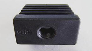 Char-Broil Signature Infrared Grill Parts: Rectangular Caster Socket Insert 