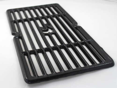 Grill Grates Grill Parts: 16-7/8" X 8-3/8" Porcelain Coated Cast Iron Cooking Grate Section #G517-0014-W1