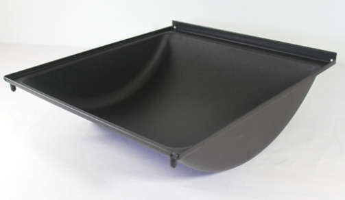 Char-Broil RED Grill Parts: 15-7/8" X 17-3/8" Trough With Round Peg Legs (50/50 Split)