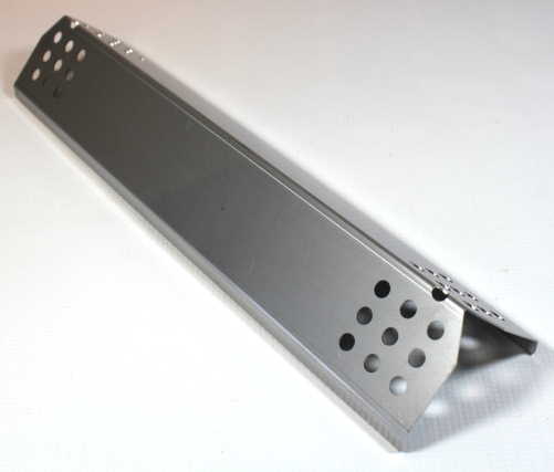 Heat Shields & Flavorizer Bars Grill Parts: 14-1/2" x 3-3/8"  Burner Heat Distribution Shield  #GMNGHP1