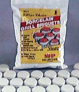MHP JNR Grill Parts: Porcelain Briquets 250 Square Inch Coverage 