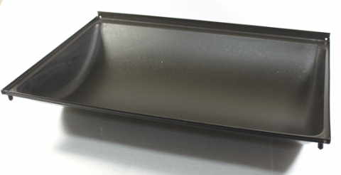 Char-Broil RED Grill Parts: 25-3/4" X 17-1/2", 4-5/8" Deep Trough With Round Legs (For "Single" Trough Models, Full Width)