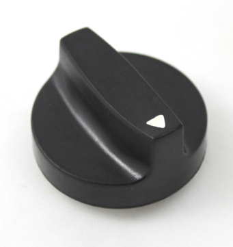 MHP JNR Grill Parts: MHP "Older Style" Black Plastic Gas Control Knob