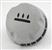 grill parts: Weber Q300 Small (2-1/4") Gas Control Knob (Model Years 2013 And Older)  (image #1)