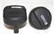 grill parts: Black Gas/Heat Control Knobs - 2pc. - (For Weber Spirit) (image #1)